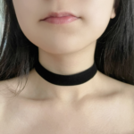 Medium Black Velvet Choker