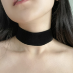 Thick Black Velvet Choker