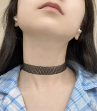 Fishnet Black Choker