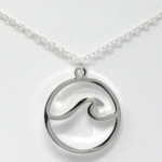 Silver Wave Pendant