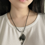 Fairy Tail Anime Necklace - Black