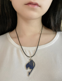 Fairy Tail Anime Necklace - Blue
