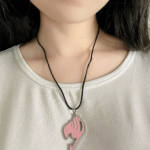 Fairy Tail Anime Necklace - Pink