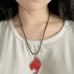Fairy Tail Anime Necklace - Red